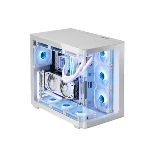 Mars Gaming MC-Fusion ARGB White Semi-Tower Case