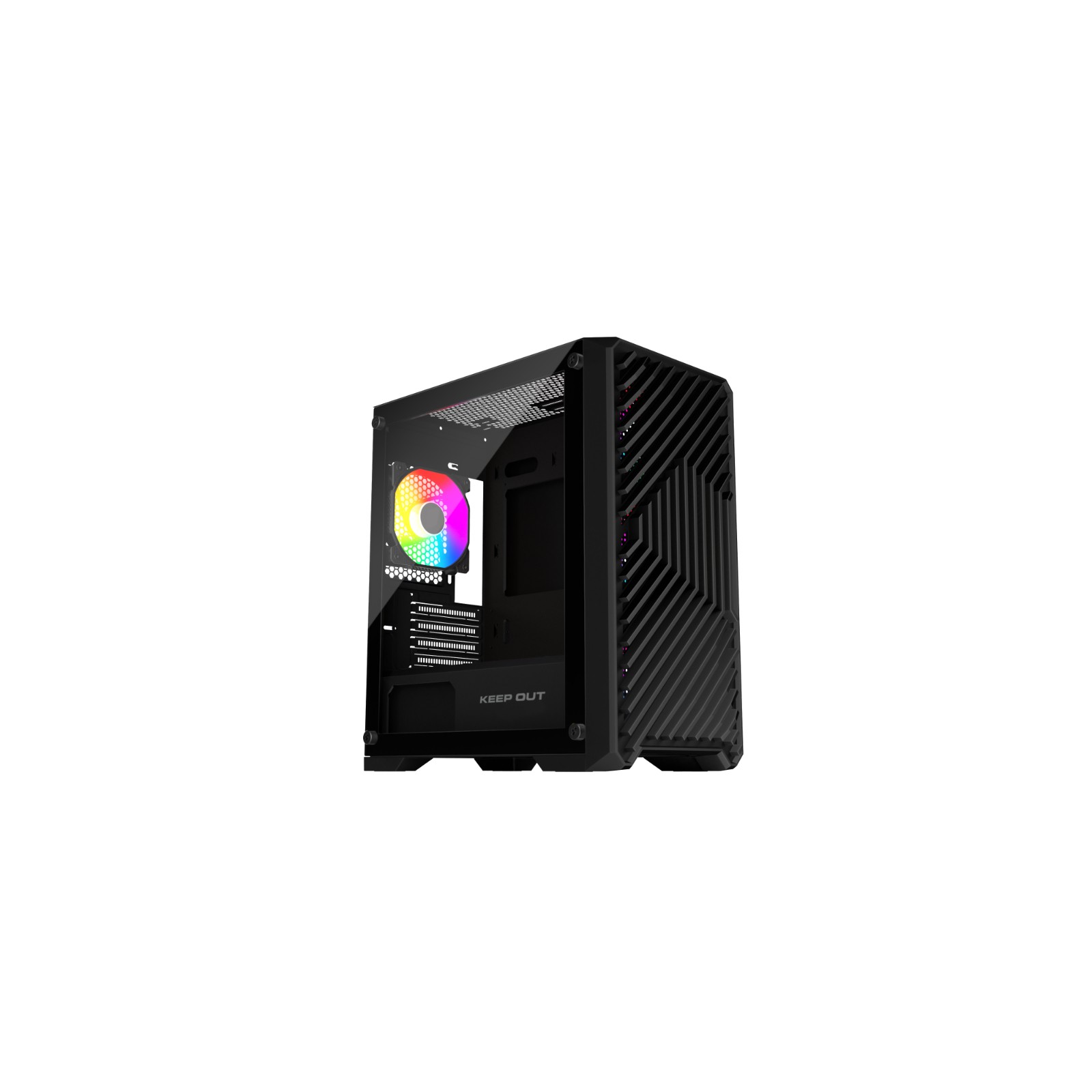 Caja MicroATX XC-220 Glass ARGB Keepout