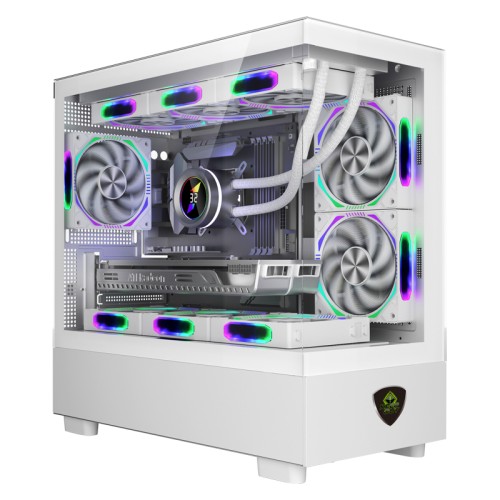 Keepout XC-301 MicroATX Glass ARGB Case