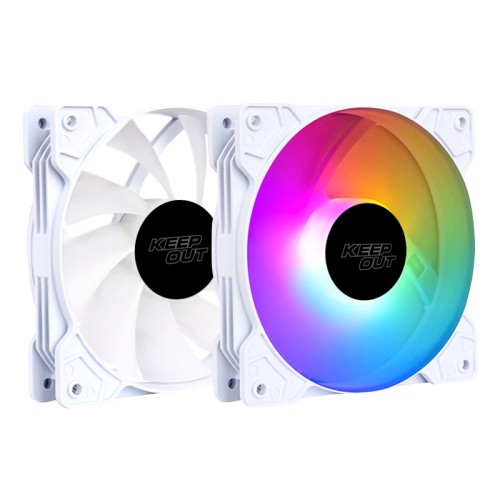 Ventilador Auxiliar RGB XFC-120F Blanco Keepout