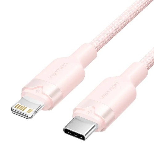 Cable USB-C a Lightning 1 M Rosa Vention