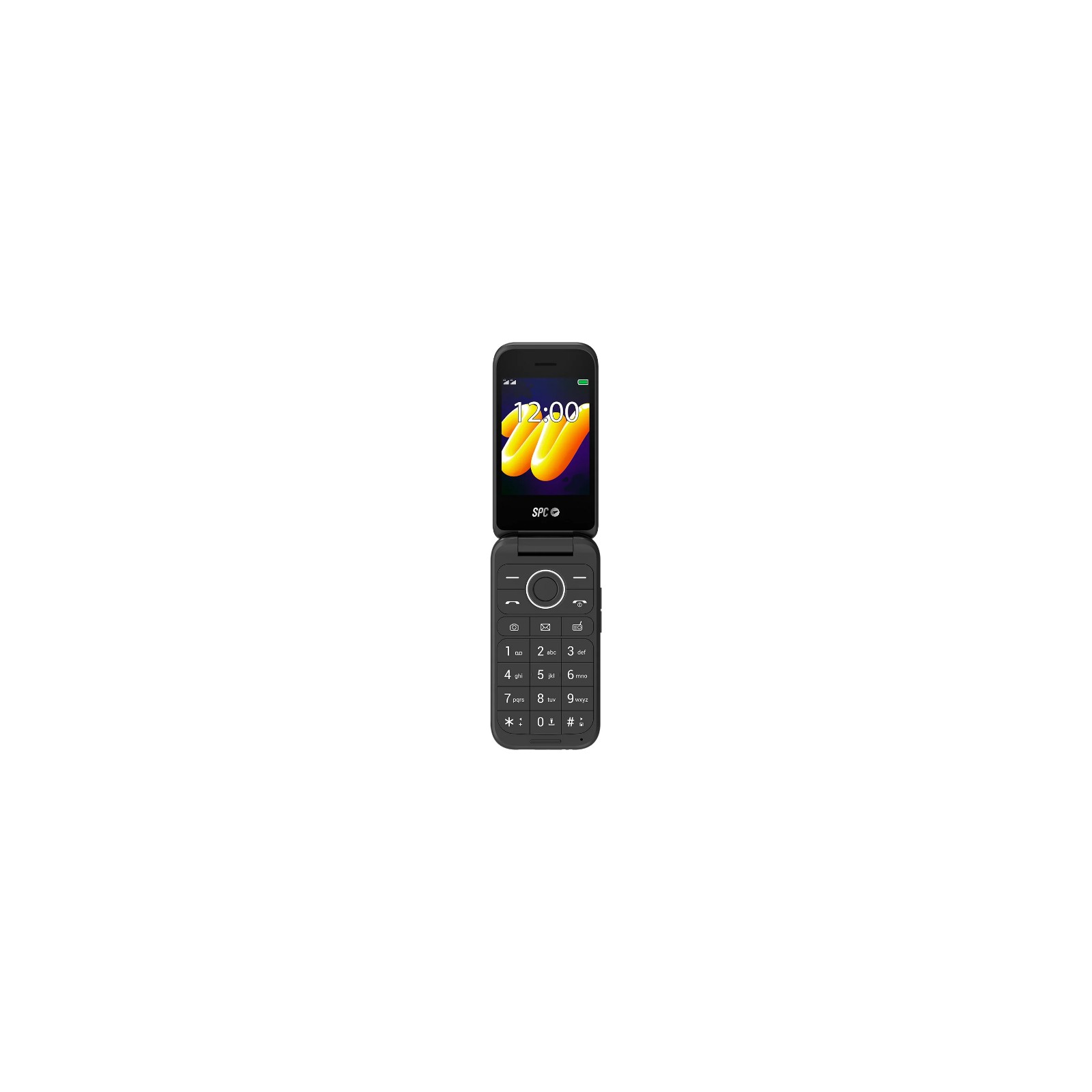 SPC Wild Black Basic Phone with HD Voice Quality