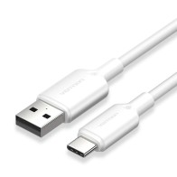 Cable USB-C a USB-A 1M Blanco Vention