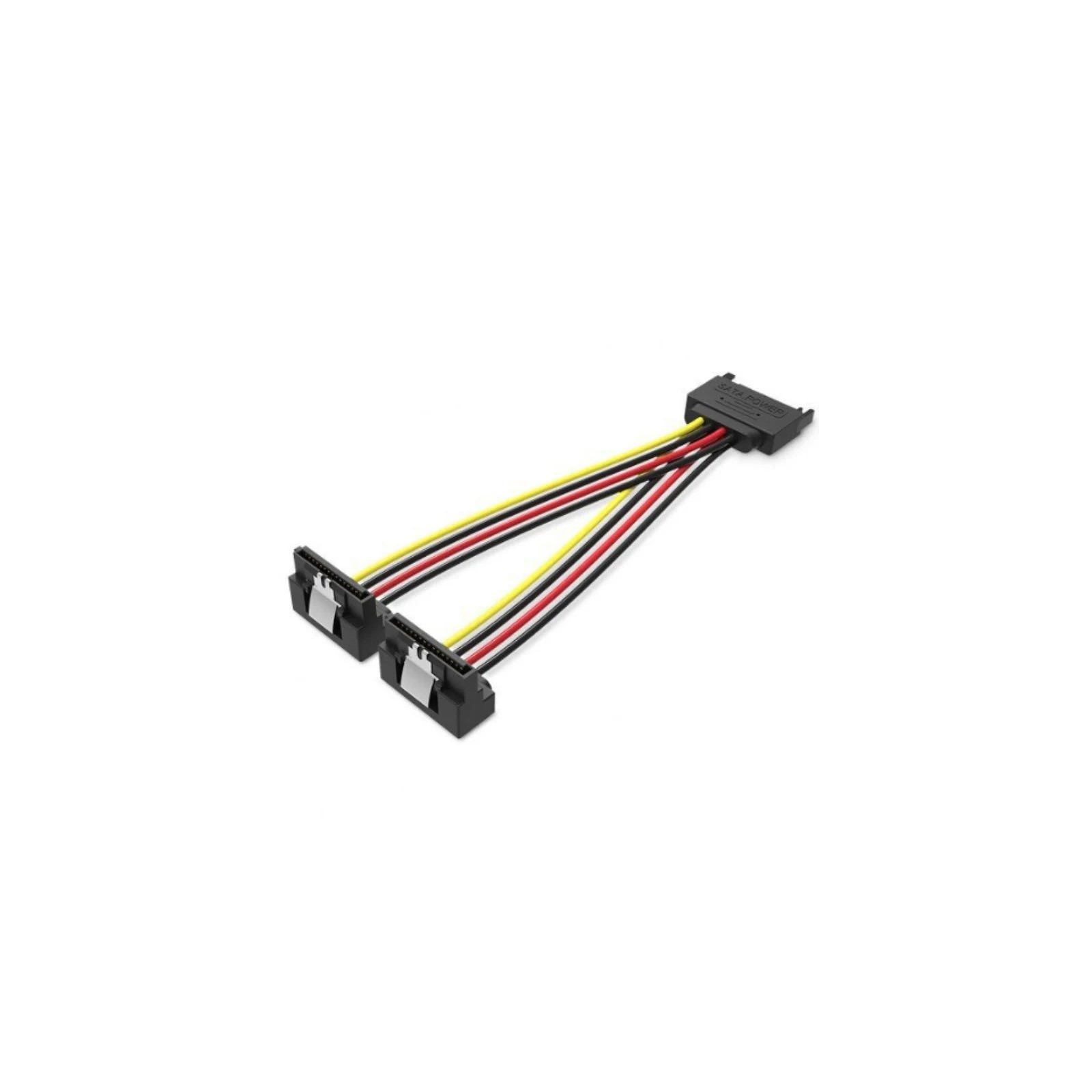 Cable Alimentacion SATA M a 2xSATA H 0,15 M Negro Vention