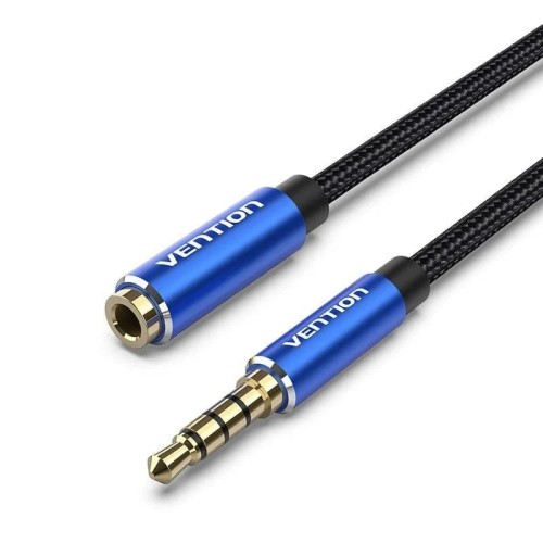 Cable de Audio Estéreo Vention 3.5mm Macho a 3.5mm Macho 0.5 M Azul