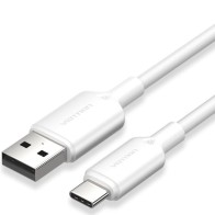 Vention 2m USB-C to USB-A Cable - White