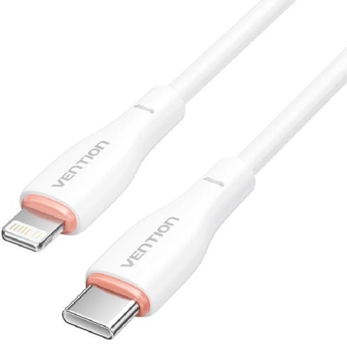 Cable de Carga USB-C a Lightning 1M Blanco Vention