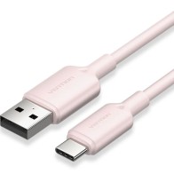 Cable USB-C a USB-A 2 M Rosa