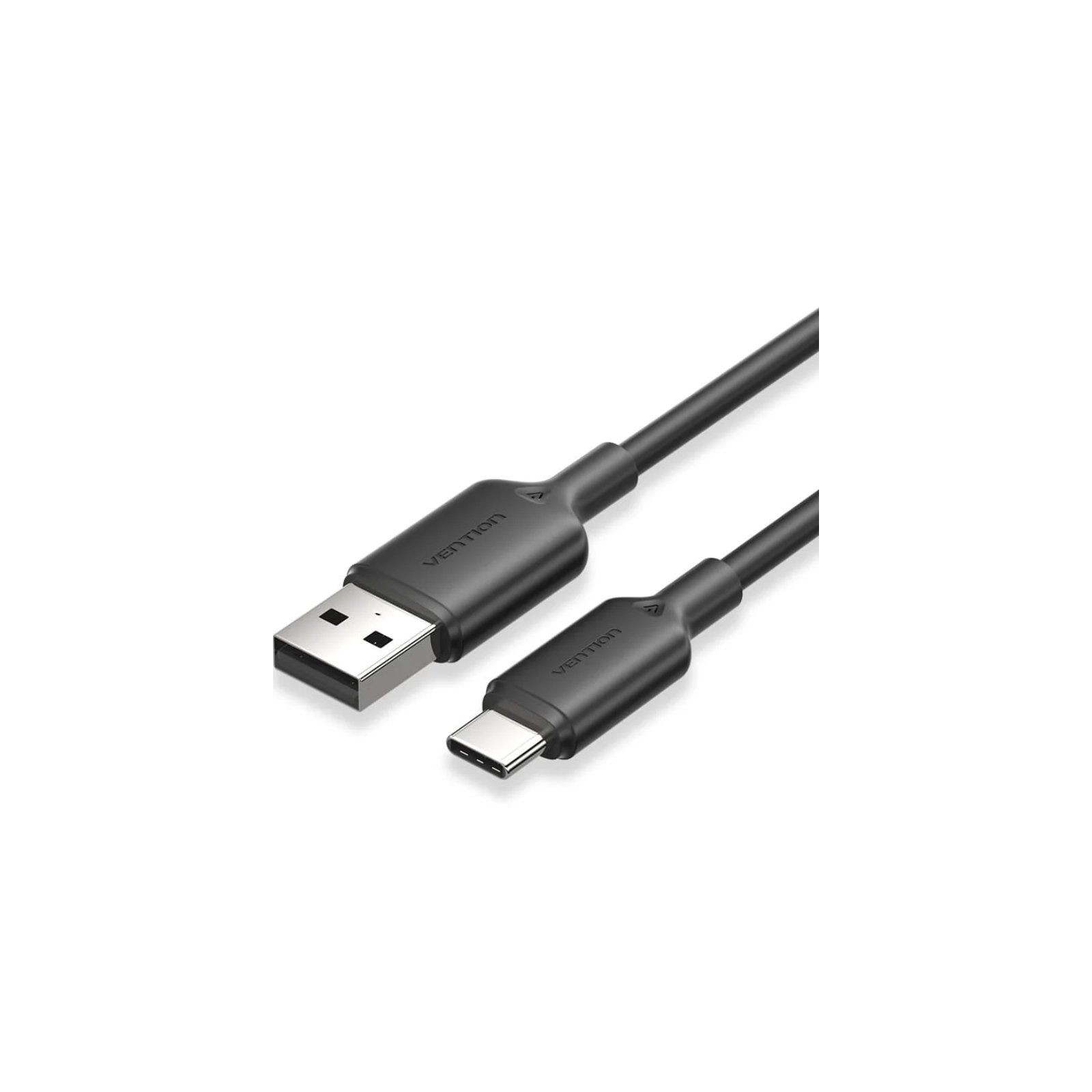 2M Black USB-C to USB-A Cable by Vention