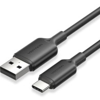 2M Black USB-C to USB-A Cable by Vention