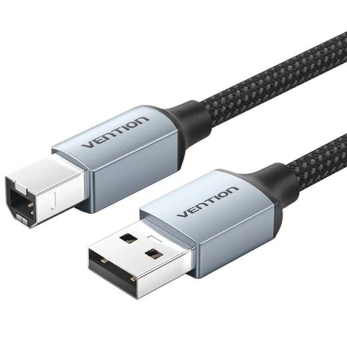 Cable USB 2.0 Impresora Tipo USB A/M a B/M 2M Gris