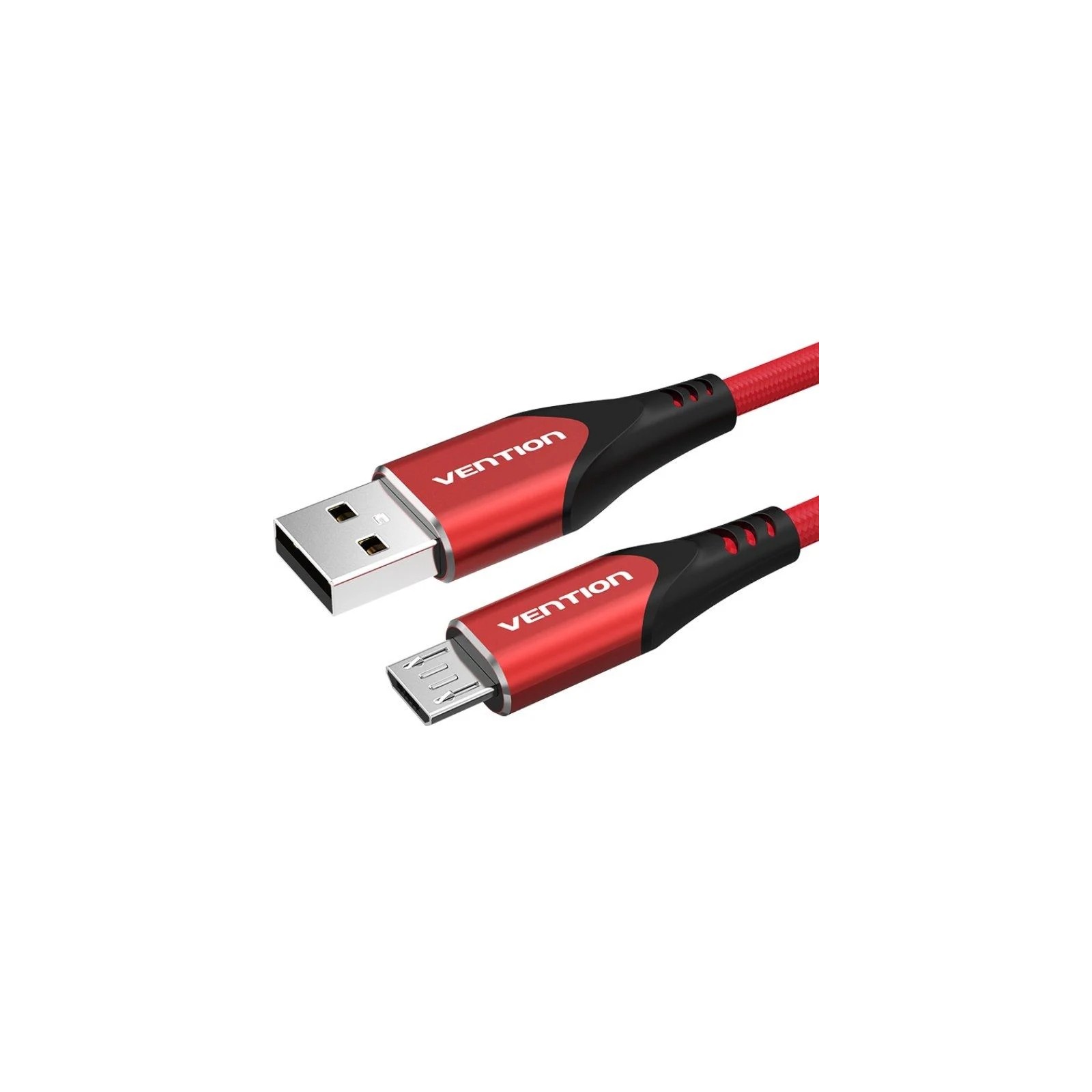 Cable USB 2.0 A Micro USB M-M 1.5m Rojo Vention