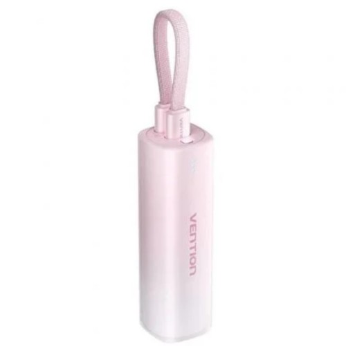 Vention 5000mAh 20W Wireless Power Bank in Pink