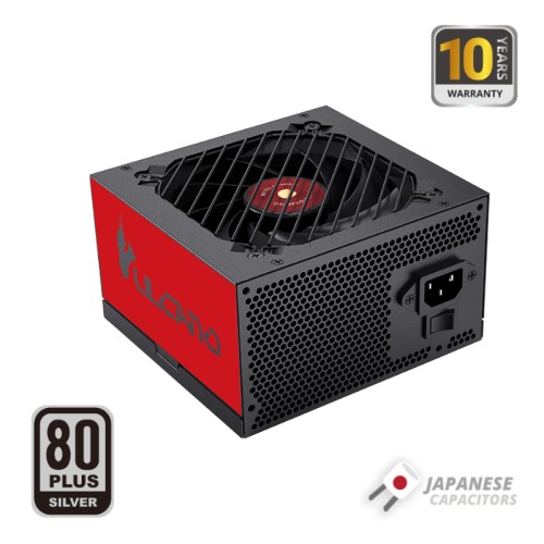 Fuente Alimentación 750W Si 80+ Rojo Mars Gaming