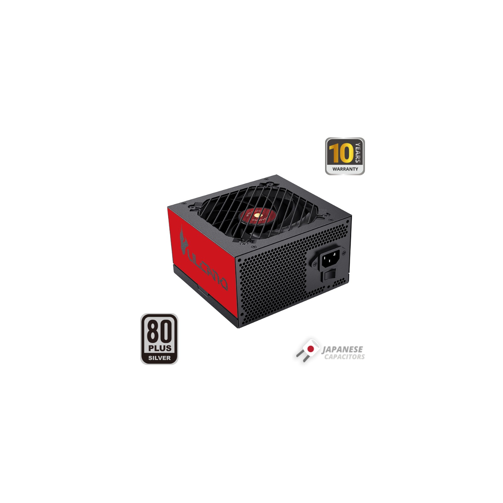 Fuente Alimentación 750W Si 80+ Rojo Mars Gaming