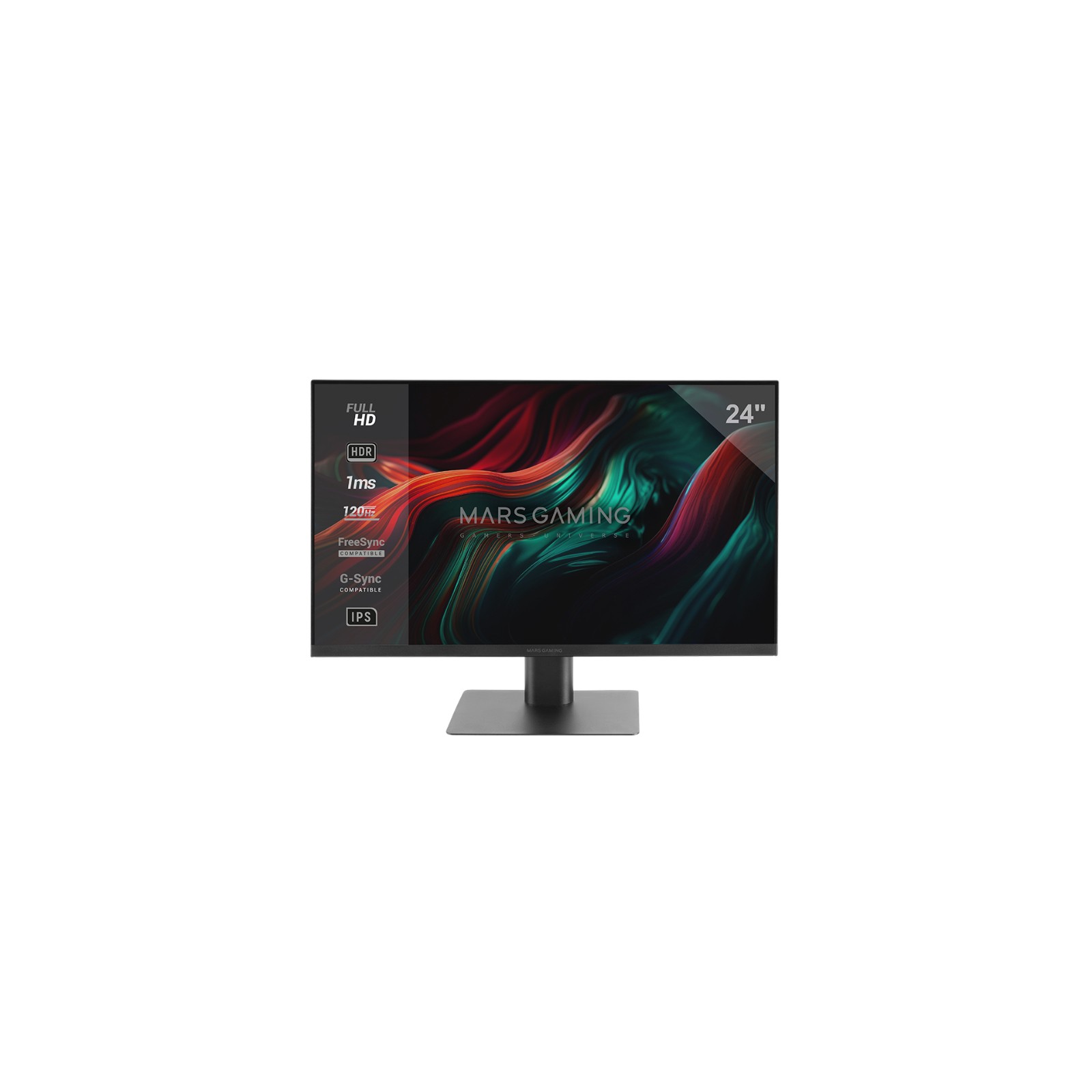 Monitor Gaming Mv-24 Slim 24'' Negro Mars Gaming con HDR10