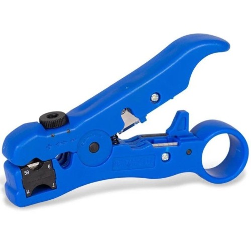 Coaxial Cable Stripper Blue