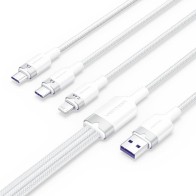 Vention 3-in-1 USB 2.0 Cable A to USB-C + Micro USB/M + Lightning 1.5m