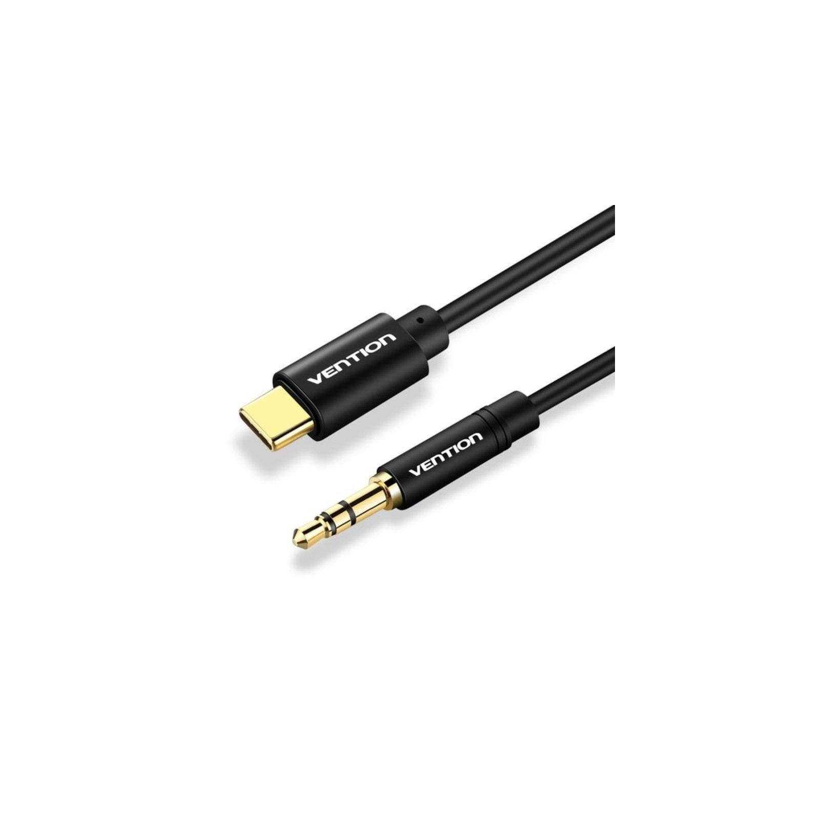 Conversor Usb-c/m A Jack 3.5/m 1.5 M Negro Vention