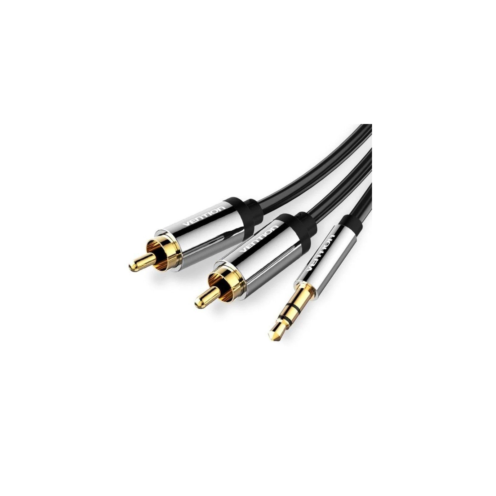 Vention 3.5mm Male to 2x RCA Male Audio Cable 10M Black