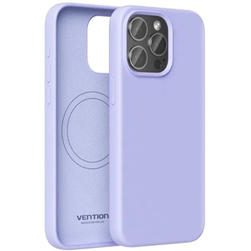 Vention MagSafe Liquid Silicone Case for iPhone 15 Pro Purple