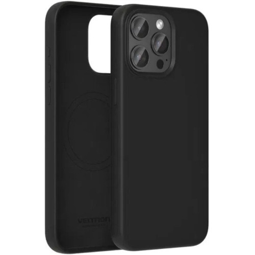 Funda Silicona Magsafe Iphone 15 Negro Vention