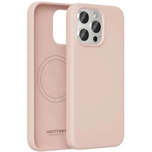 Funda de Silicona MagSafe para iPhone 14 Plus Rosa Vention