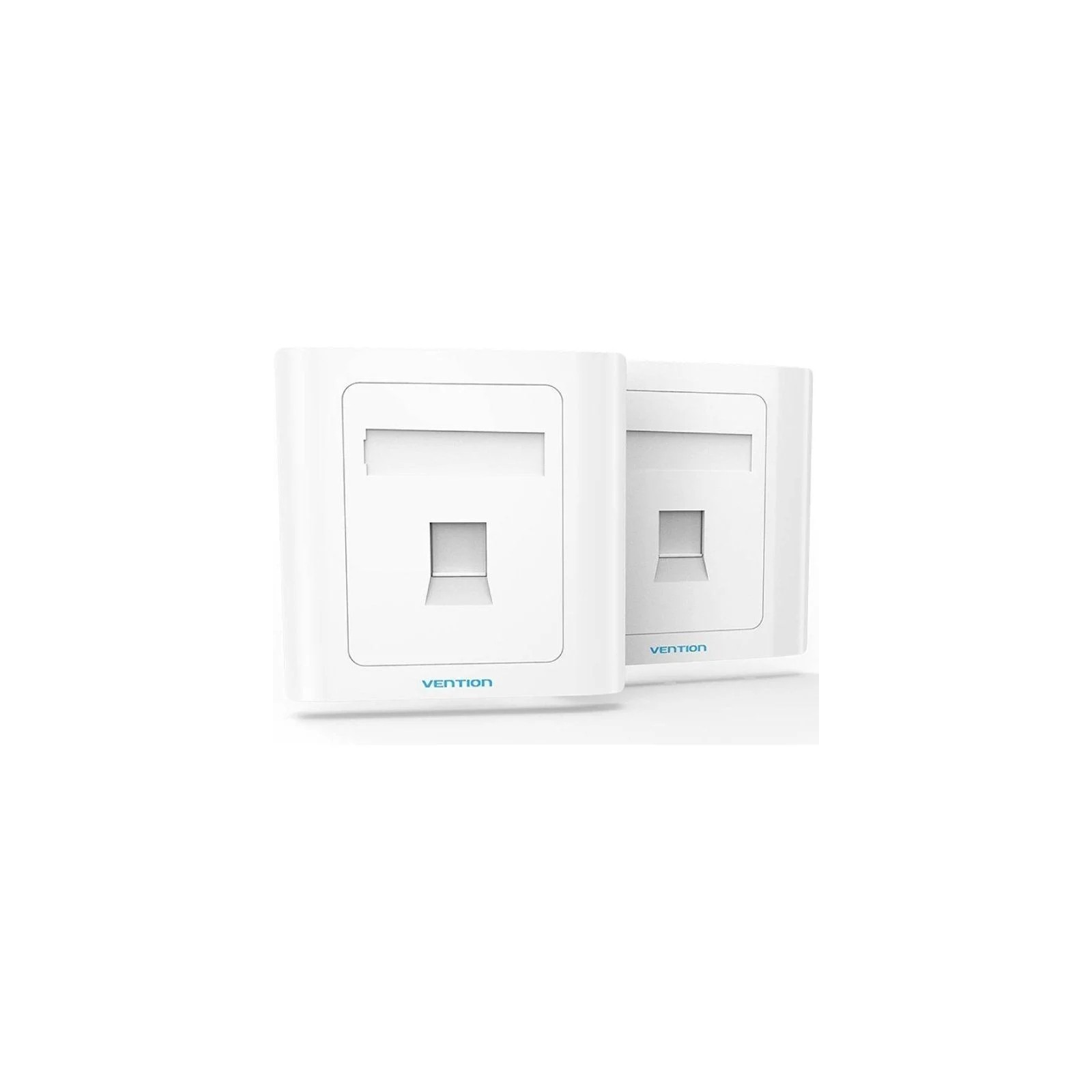 Wall Plate Type 86 1 RJ45 Port White Vention