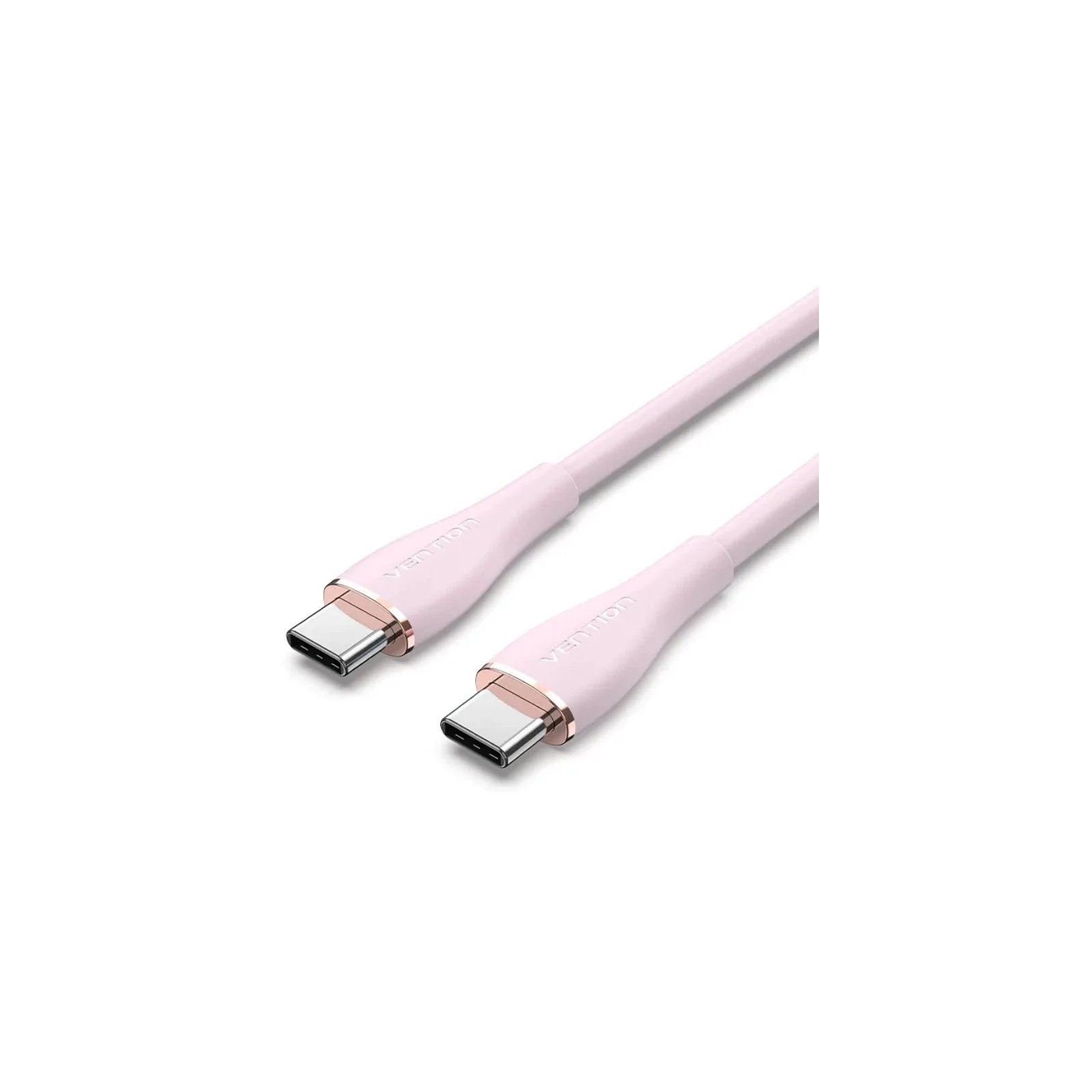 Cable USB-C A USB-C 2.0 100W 1 M Rosa Vention