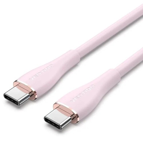 Cable USB-C A USB-C 2.0 100W 1.5 M Rosa Vention