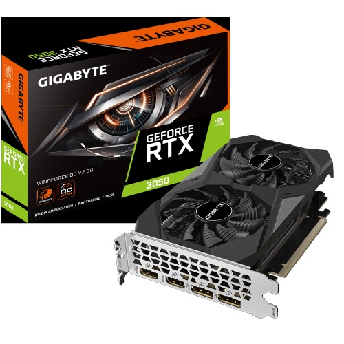 Gigabyte GeForce RTX 3050 Windforce OC V2 6GB Graphics Card