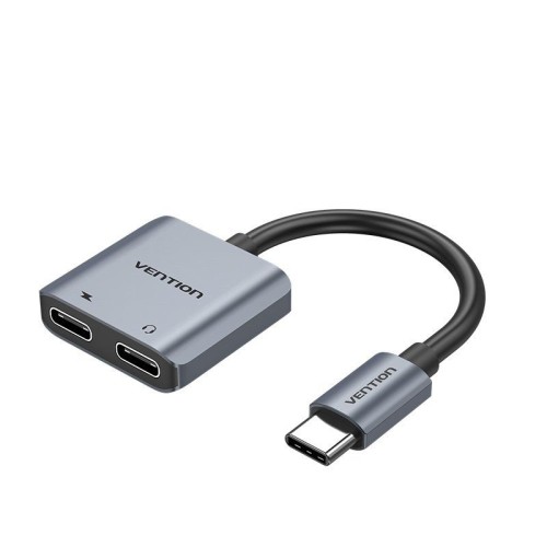 Conversor USB-C Macho a Doble USB-C Hembra