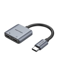 USB-C Male to Dual USB-C Female Converter