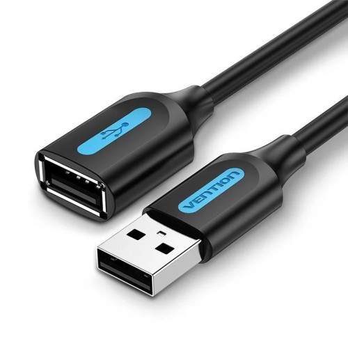 Vention USB 2.0 Extension Cable A Male to A Female 2m Black