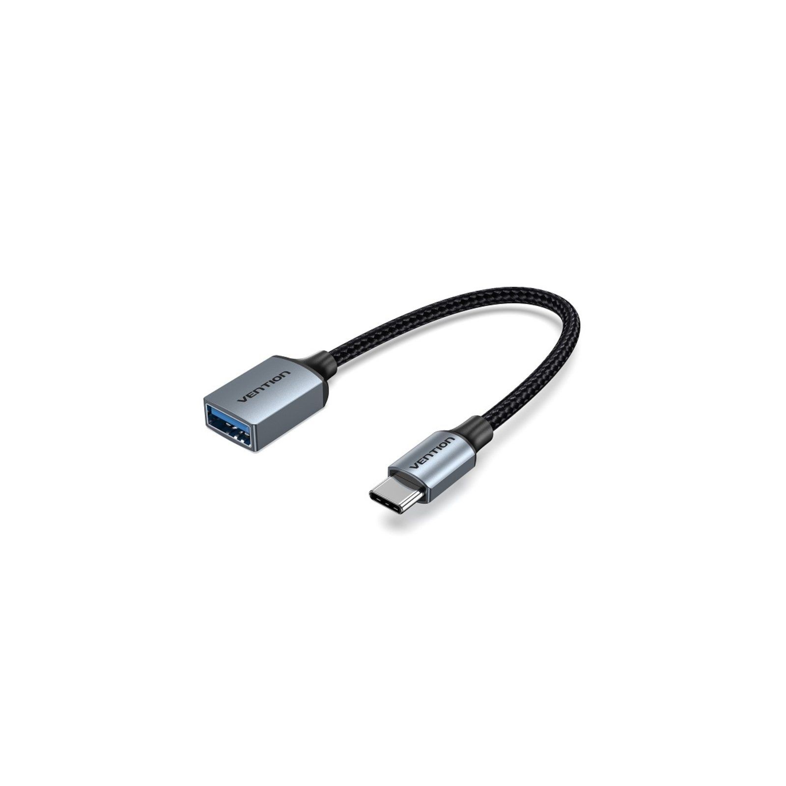 USB-C to Dual USB Adapter 0.15M Gray