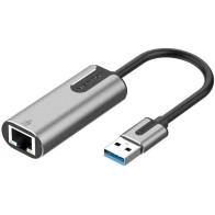 Adaptador USB 3.0 a RJ45 Gris Vention