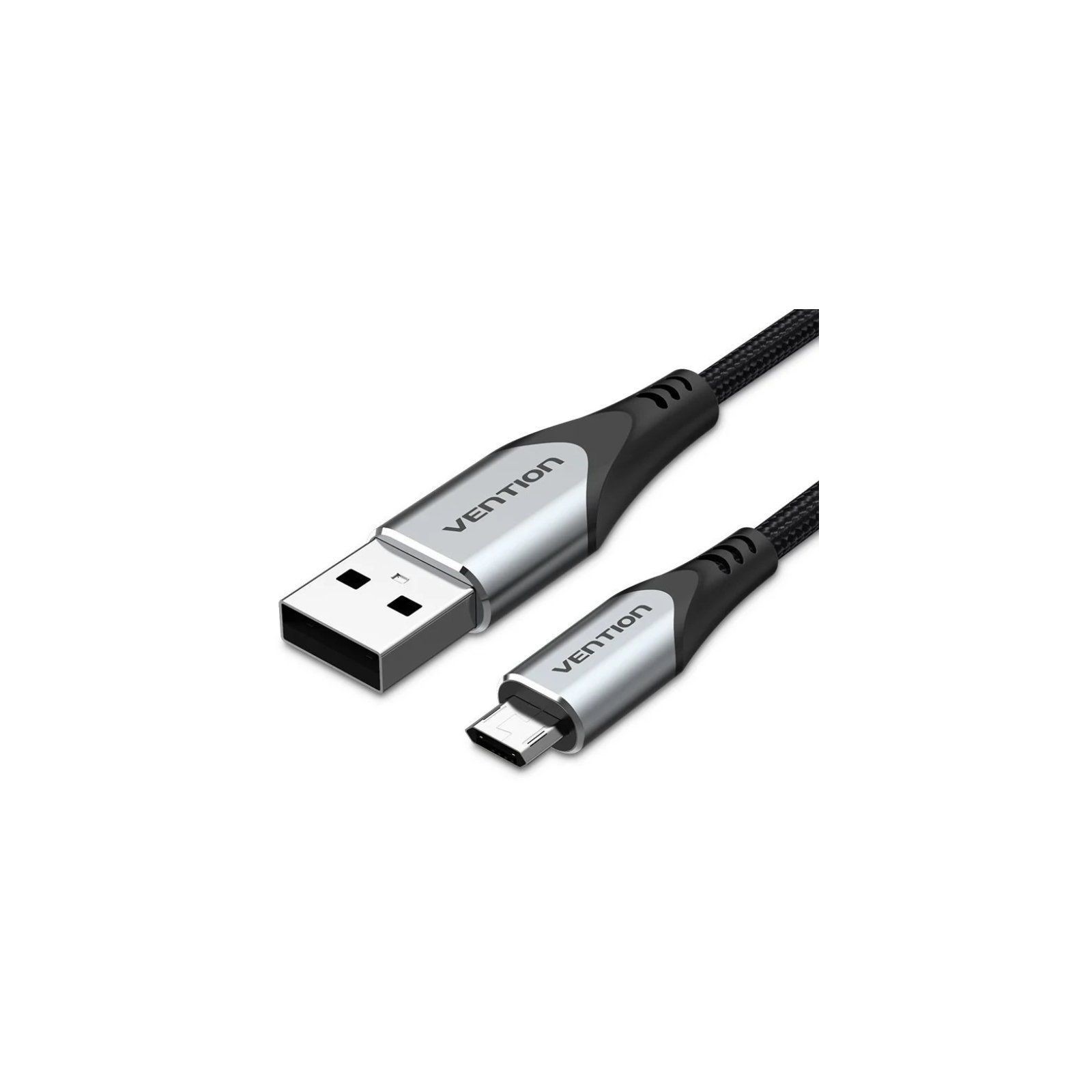 Cable USB 2.0 A a Micro USB 1.5 M Gris Vention