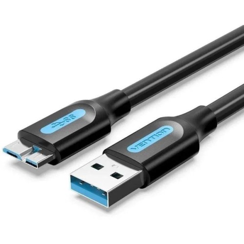 Cable USB 3.0 A a Micro USB 0.25M Negro Vention