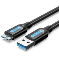 Cable Usb 3.0 A Micro Usb 0.5 M Negro Vention