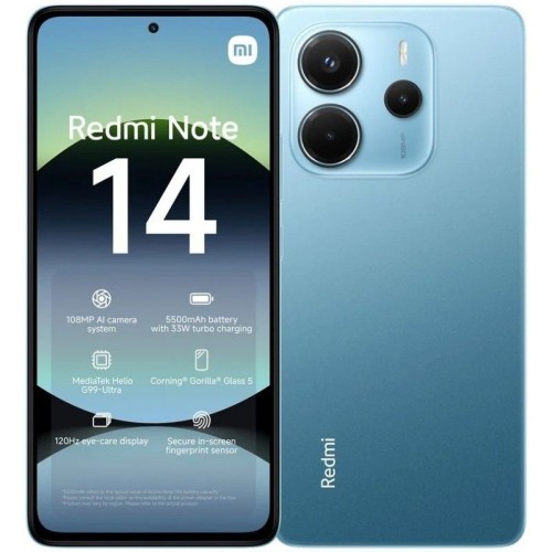 Smartphone Xiaomi Redmi Note 14 6GB RAM 128GB Azul