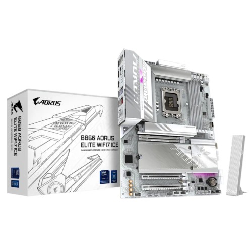 B860 A Elite WiFi7 Ice Motherboard by Gigabyte