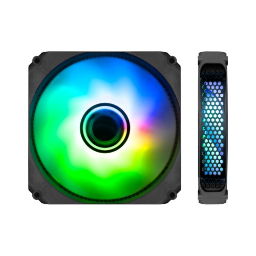 Coolbox N120mm A-RGB Infinity Fan Black