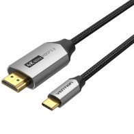 Conversor USB-C a HDMI/M 4K 1 M Negro Nanocable