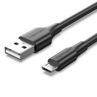 Cable USB 2.0 A Micro USB 0.5 m Negro