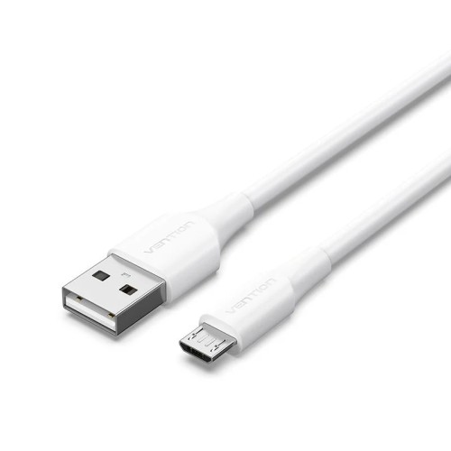 USB 2.0 A to Micro USB Cable 3M White Vention