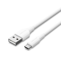 Cable USB 2.0 A Micro USB 3 M Blanco Vention