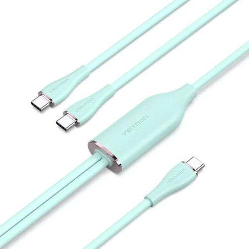 Vention USB-C Dual Cable 1.5M for Efficient Data Transfer