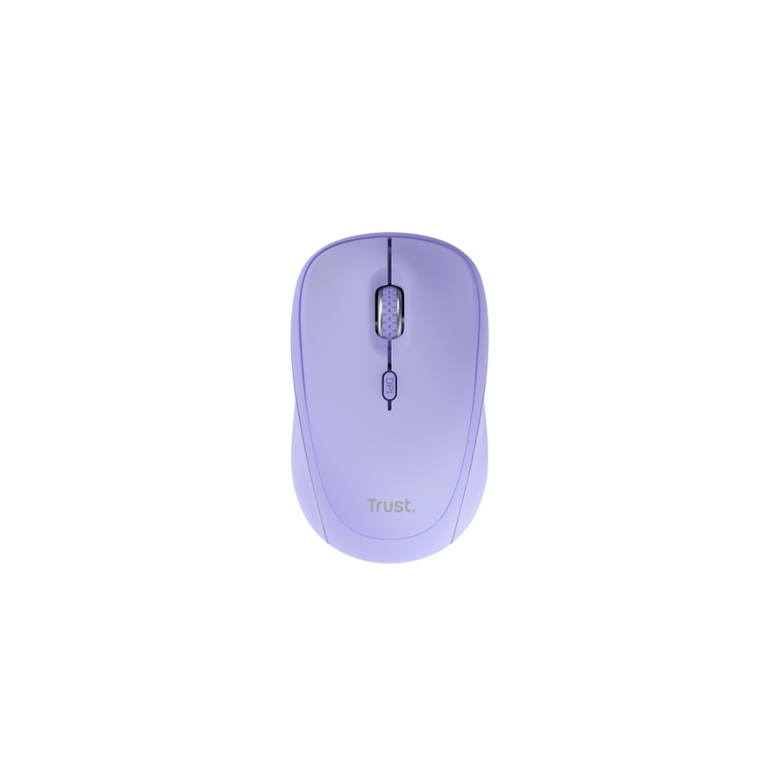 Ratón Óptico Yvi+ Wireless Multidispositivo Morado Trust