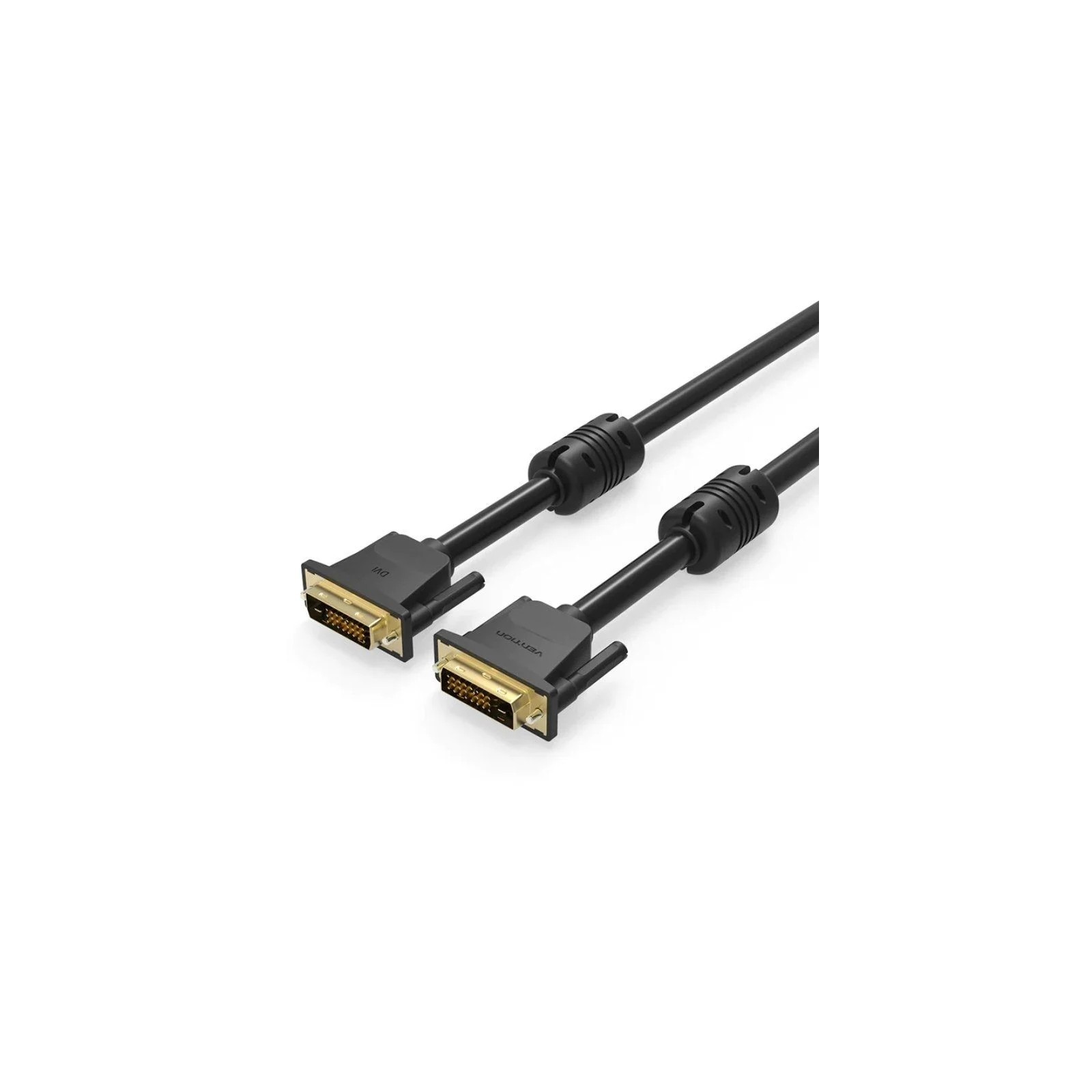 Conector DVI-D a DVI-D 1 M Negro Vention