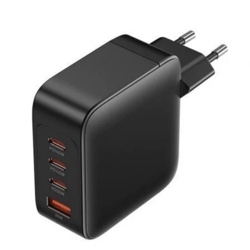 Vention 140W Wall Charger with 3xUSB-C and USB-C to USB-A Cable